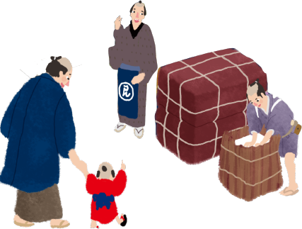 問屋と町人の時代 1,600年〜1,850年