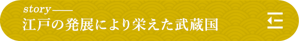 story 江戸の発展により栄えた武蔵国