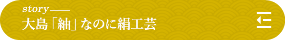story 大島「紬」なのに絹工芸